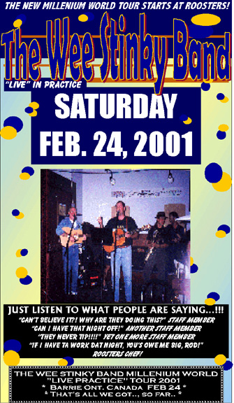 Stinky Poster February 24, 2001